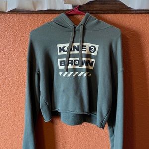 VEUC Kane Brown cropped hoodie